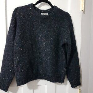 Mat De Misaine Tapas Long Sleeve Crewneck Pullover Sweater Blue Sz XS